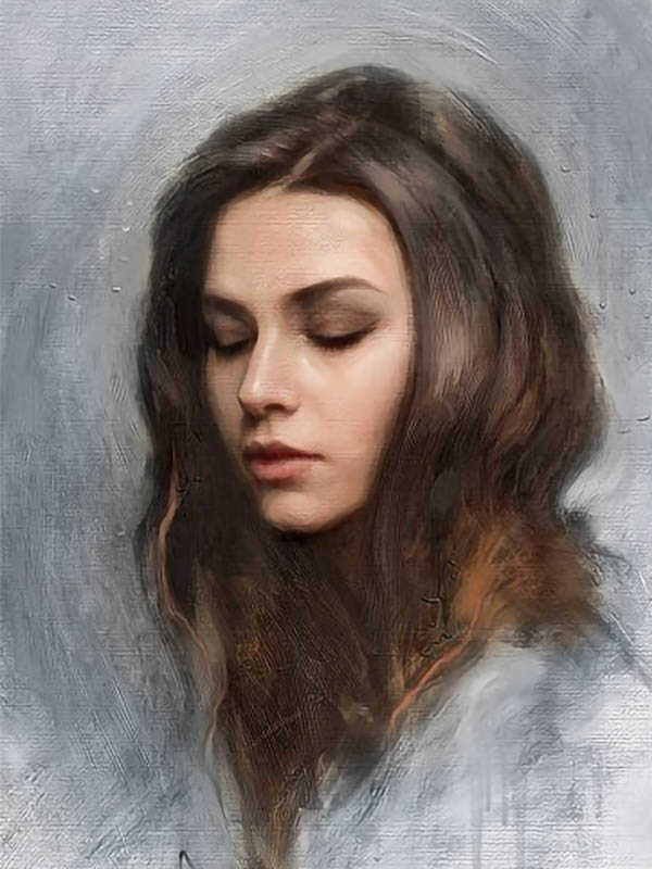 retratos al oleo Retrato al óleo realista por encargo pintado a mano